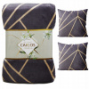 Prikrývka na posteľ - Domarex Polyester 200 x 150 cm prikrývky oranžového, odtiene šedej, zlatá (Hrubé teplé prikrývku)