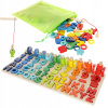 Drevené čísla LandToys Montessori tréning mozgu LT298