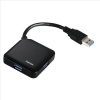 USB hub Hama USB 3.0 1:4 , černý