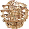 Mechanické 3D puzzle, mramorová gravitačná dráha, WT, drevo, 773 dielikov