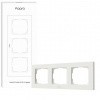 AQARA Switch Frame H2 EU (3-gang) (FE-X02D), bílý (FE-X02D)
