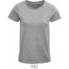 SOL´S CRUSADER / Dámske tričko z bio bavlny - grey melange XL