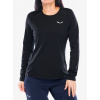 Mikina dámska Salewa Pedroc Dry Tee - black out