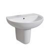 GEBERIT KÚPEĽNE Umývadlo Kolo Rekord: biela , B=50cm, H=16.5cm, T=41cm, Geberit