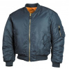 Bunda MFH® Flight Jacket MA1 “Bomber“ – Modrá vel. M