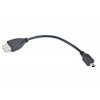 GEMBIRD Kábel CABLEXPERT USB AF/mini BM, OTG, 15cm, pre tablety a smartphone A-OTG-AFBM-002
