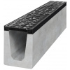 Odvodňovací betónový žľab BIELBET B125 s liatinovou mrežou 1000 x 150 x 200 mm