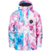 Horsefeathers JEANNE YOUTH JACKET biela,ružová,modrá Dievčenská lyžiarska/snowboardová bunda S