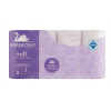 Toaletný papier 3-vrstvový Harmony Soft FLORA Parfumes biely, návin 16,8 m