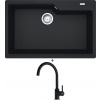 Franke UBG 610-78 onyx + Franke FC 6018.071 LINA onyx