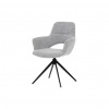 AUTRONIC Jedálenská stolička, sivá, látka, DCH-D1320 GREY2