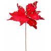 Kvet MagicHome Vianoce, Poinsettia, červená, stonka, 46cm, veľkosť kvetu: 30 cm