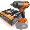 AKUMULÁTOROVÝ bezuhlíkový rázový kľúč 1100Nm 18V NEO TOOLS 04-618