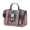 Kabelka The Medium Satchel Green Rose Pink Tartan - Islander