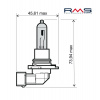 RMS Žiarovka RMS 246510095 12V 65W, HB3 biela