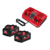 Milwaukee M18HNRGO4-802 NRG Set akumulátorov 8,0 Ah HIGH OUTPUT 4932492936