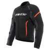 Dainese AIR FRAME 3 TEX letní textilní bunda černá/fluo-červená 62