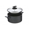 Kolimax Hrniec Black Granitec s pokrievkou, priemer 26 cm, objem 6.5 l