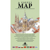 A USEFUL MAP - Praktická mapa centra Prahy s 69 ilustracemi historických památek (zelená) - Pinta Daniel
