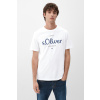 Pánske tričko s.OLIVER 2057432 01D1 Farba: Biela, Veľkosť: S