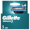 Gillette Mach3 Náhradné Holiace Hlavice pre Mužov, Gillette Náhradné Holiace Hlavice s 3 Čepieľkami