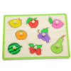 Školské vkladacie puzzle Ovocie, 8 dielikov