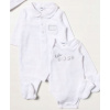Dojčensky overal - PAJACYK HUGO BOSS 60 biela (Hugo Boos biele detské set 3m 1ZZG)