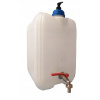 Kanister na benzín - BUBLINOVÁ NÁDRŽKA 20L KANISTER NA VODU S DÁVKOVAČOM (Nádrž na bublinu 20 l pre vodu s dávkovačom)