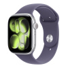 Apple Watch Series 11 GPS 46mm Silver Aluminium Case with Purple Fog Sport Band - S/M MEV94WF/A