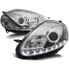 FIAT GRANDE PUNTO 05-08 - predné chrom svetlá s LED svietením