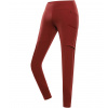 Alpine Pro Gerwa 2 Dámske rýchloschnúce outdoorové legíny LPAE728 merlot L