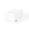 Modulárny úložný box Wave Junior Snow s kolieskami 43,4 x 27,2 x 22 cm