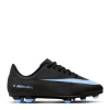 Nike Mercurial Vapor 16 Club Juniors Firm Ground Football Boots Black/Blue 2 (34)
