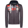GEOGRAPHICAL NORWAY mikina pánska FESPOTE MEN 100 S Tmavěšedá