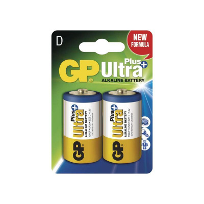 Batéria D (R20) alkalická GP Ultra Plus Alkaline 2ks