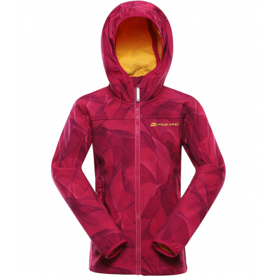 Alpine Pro Hooro Detská softshell bunda KJCB296 cabaret 116-122