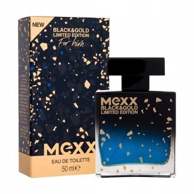 Mexx Black & Gold Limited Edition, Toaletná voda 50ml pre mužov