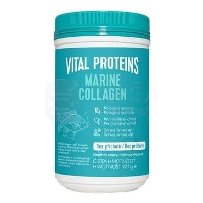 Vital Proteins Marine Collagen 221 g prášok na prípravu nápoja bez príchute