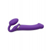 VIBRAČNÝ STRAP-ON - L - FIALOVÝ
