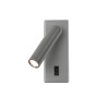 Italux Nova WL-46376-1-GR nástenné svietidlo LED 2,5W 3000K