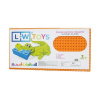 L-W Toys Velká podložka na stavění - JUNIOR 16x32 bodů oranžová