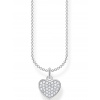 Thomas Sabo KE2046-051-14 Heart Pave Necklace, adjustable