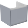 Ideal Standard Connect Air - Skrinka pod umývadlo CUBE 550 mm, 1 zásuvka, svetlá šedá E0844EQ