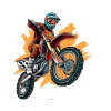 OPŁATEK NA TORT Jedlý výtlačok Cross Motor Pitbike #1 + MENO TEXT ZADARMO