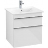 Villeroy & Boch Venticello - Umývadlová skrinka, 55x59x50 cm, 2 zásuvky, Glosy White A92301DH