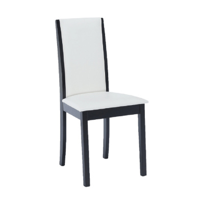 Kondela Jedálenská stolička, wenge/ekokoža biela, VENIS NEW 0000203071