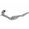 HJS downpipe 76 mm/70 mm včetně katalyzátoru pro Audi A3 typ 8Y (GY), emisní norma Euro 6d, 40 TFSI quattro, 2.0, 140 kW (DNNA)