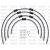 VENHILL sTANDARD Hadica prednej brzdy sada Venhill POWERHOSEPLUS HON-10034F (4 hadice v sade) Priehľadné hadice, chrómové koncovky
