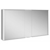 Keuco Royal Match Zrkadlová skrinka s LED osvetlením, 130x70x16 cm, strieborný elox 12805171311