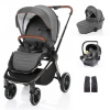 ZOPA SET kočík Move+ korba+adaptéry+autosedačka, Iron Grey/Antracite